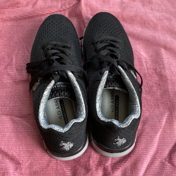 Polo assn navy black and silver running shoes - Picture 3 of 6